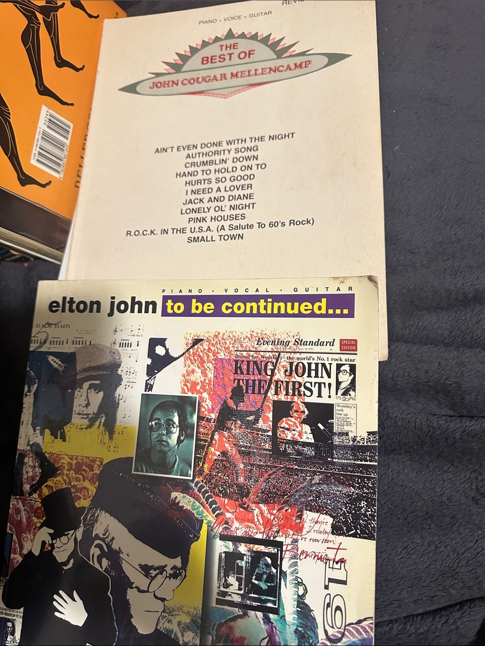 'To Be Continued...' Piano/Vocal/Guitar Songbook - Elton John & John mellencamp